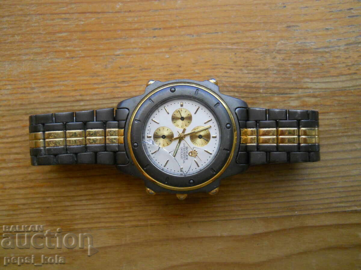 Men's Quartz Watch "Rolex" - Replica with price 5.00 BGN | € 2.56