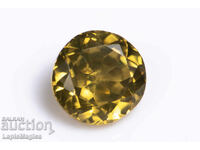 Yellow Natural Zircon 1.17ct 6mm Untreated Round Cut