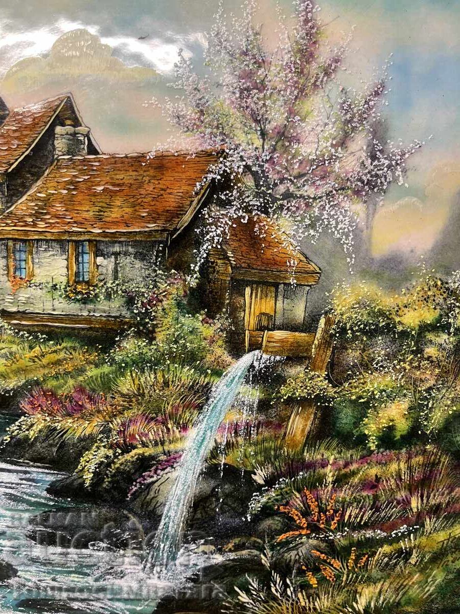 Livrarea Pictură email pe bază de cupru, Limoges, Franța Livrarea Pictură email pe bază de cupru, Limoges, Franța