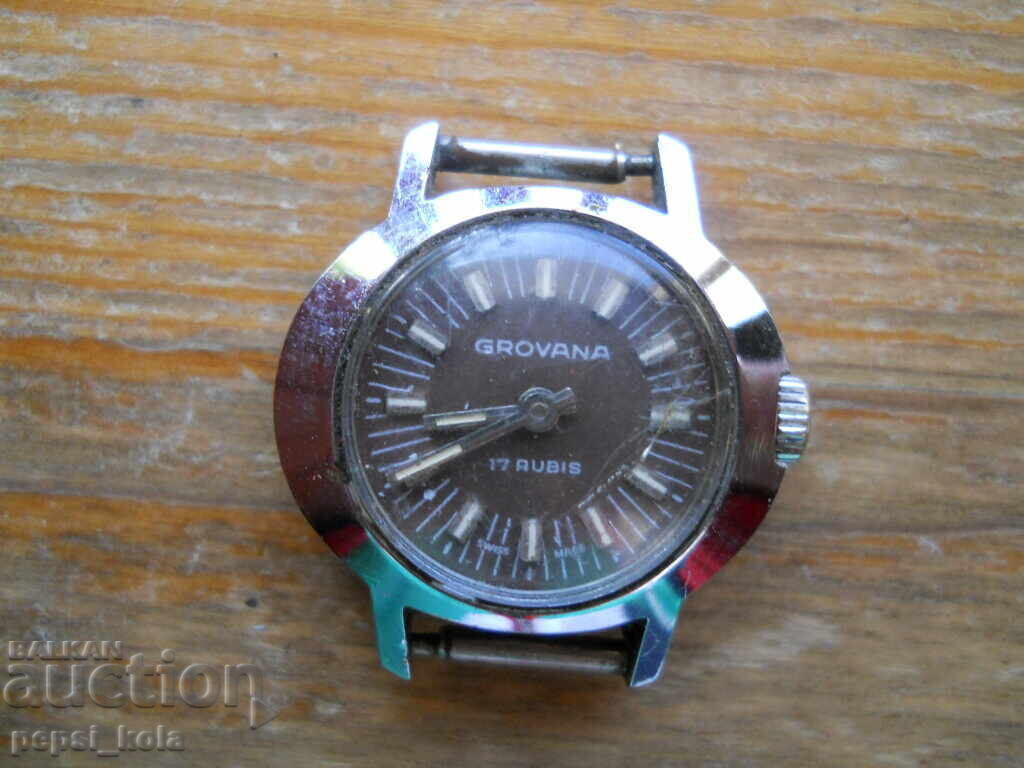 Women's watch "Grovana" - Switzerland - not working