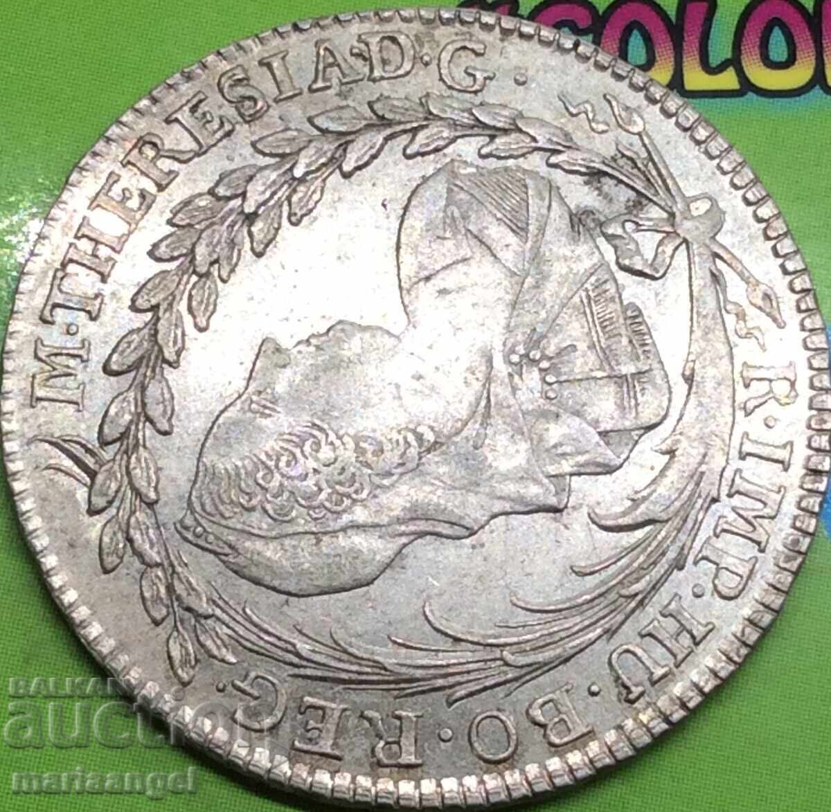 20 Kreuzer 1780 Austria Prague Maria Theresa - Last Year - 5