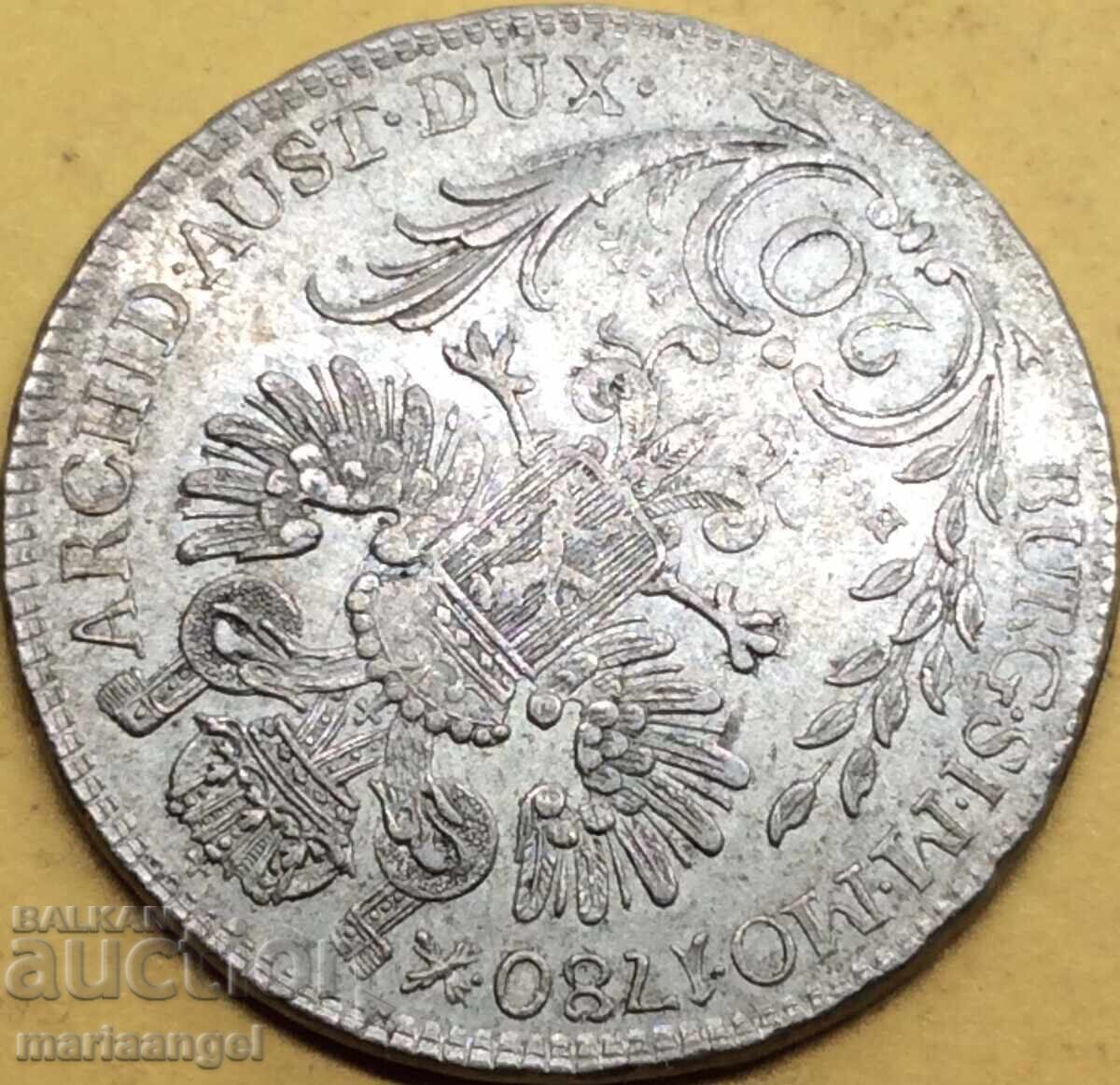 20 Kreuzer 1780 Austria Prague Maria Theresa - Last Year - 6