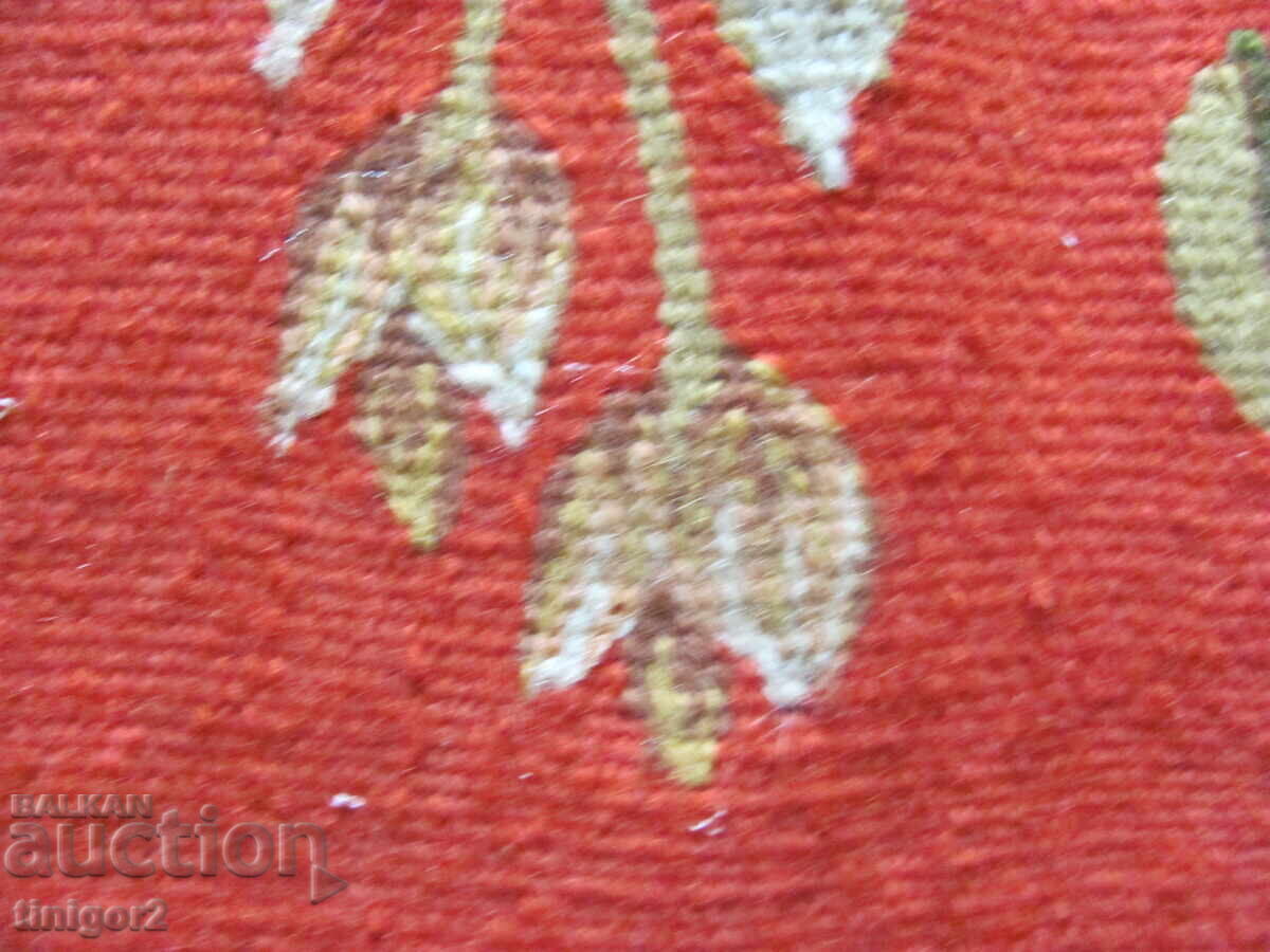 Old hand-woven wool rug, step - 6 Old hand-woven wool rug, step - 6