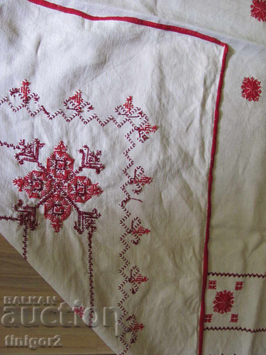 Μεγάλο κάλυμμα τραπεζιού, χειροποίητο κέντημα, shevitsi, 180kh140εκ - 7