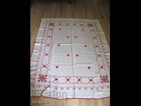 Μεγάλο κάλυμμα τραπεζιού, χειροποίητο κέντημα, shevitsi, 180kh140εκ