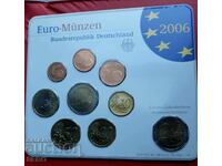 Germany-SET 2006 A-Berlin of 9 coins/2x2 euro/
