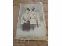 Fotografie pe carton, fotografie, Ofițerul Princiar Karastoianov