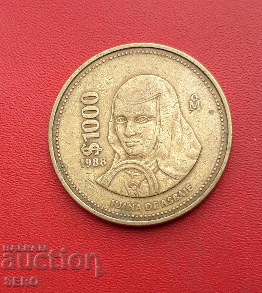 Mexico-1000 pesos 1988 Mexico-1000 pesos 1988