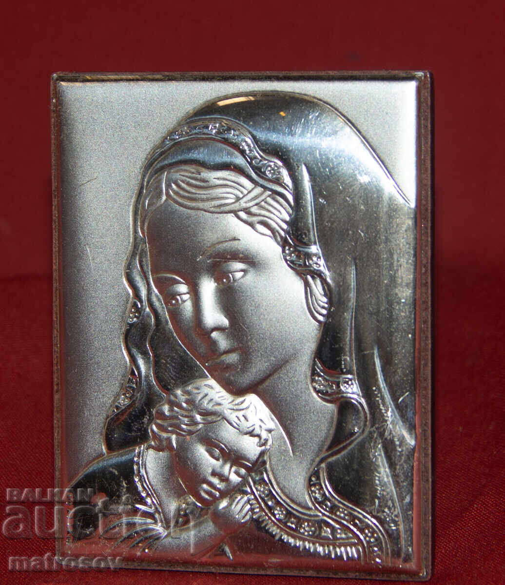 Сребърна икона Valenti&Co Богородица с Младенеца с цена 100.00 лв. | € 51.13