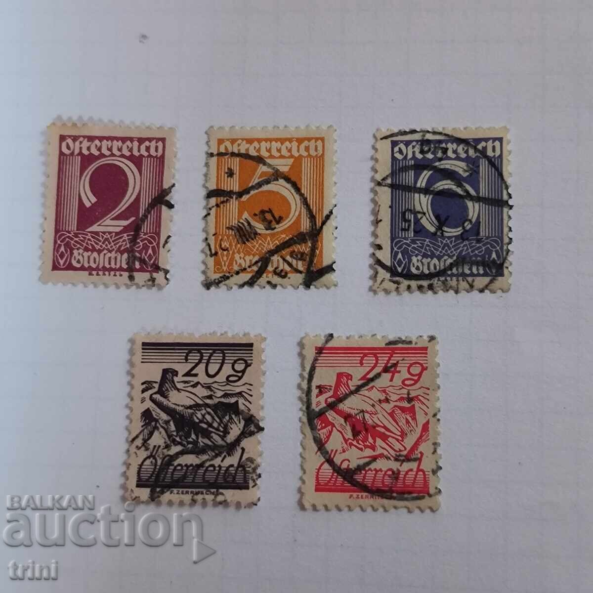 Αυστρία Αξίες από το 1925