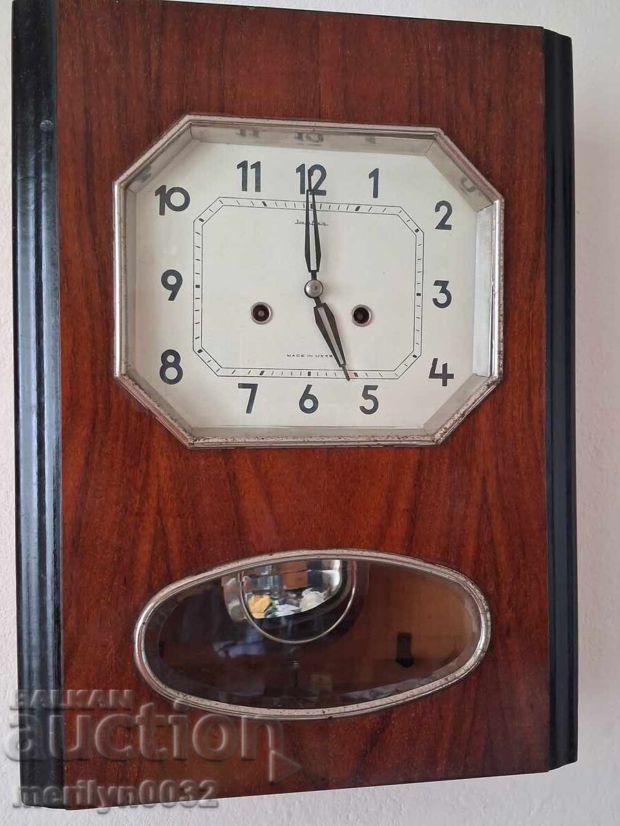 Ceas de perete "Yantar" URSS Funcționează - 7