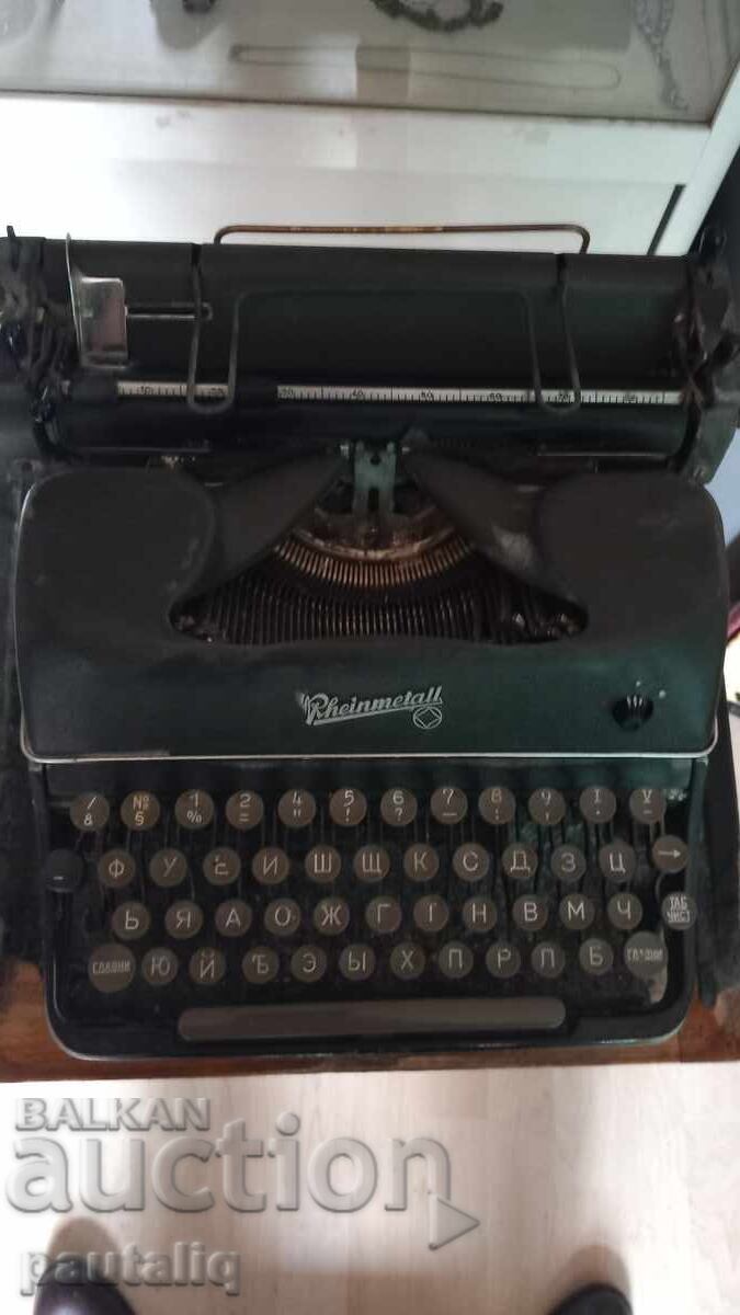 MAȘINĂ DE SCRIS RARĂ RHEINMETALL REINMETAL