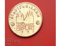 Medalie - Germania 1992 - 1250 ani orașul Erfurt 742-1992