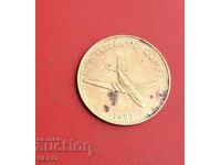 Μετάλλιο-Ολλανδία-πλακέτα Shell-αεροπλάνο