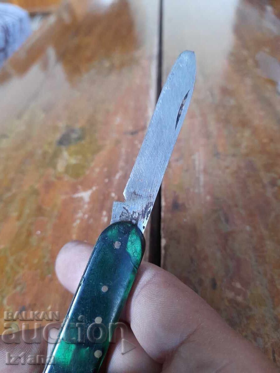 Cuțit de buzunar vechi, lamă, lamă - 5