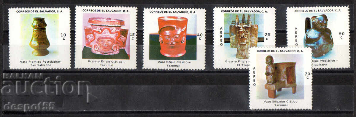 1976. El Salvador. Artă precolumbiană
