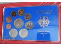 Germany - SET 1978 F-Stuttgart of 9 coins