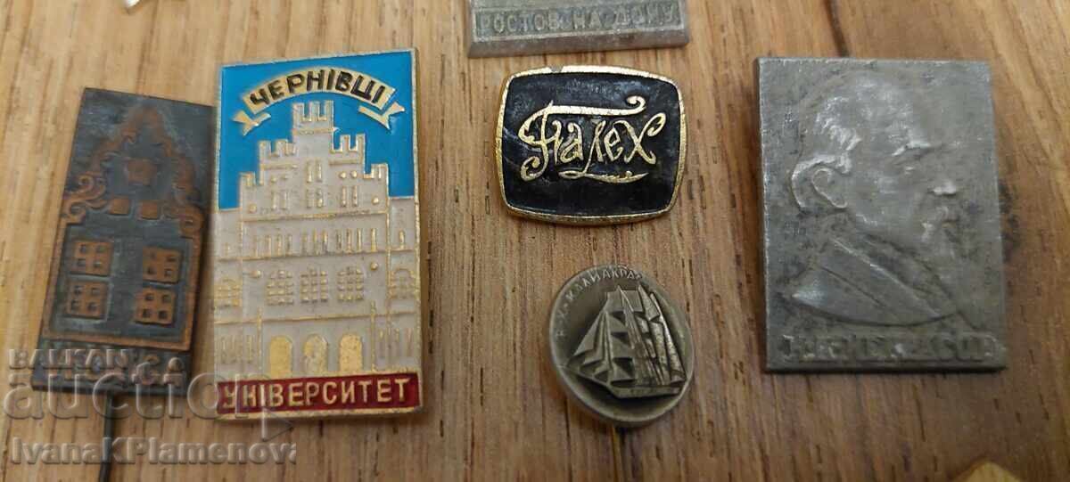 Badges, 12 pieces for collectors - 6