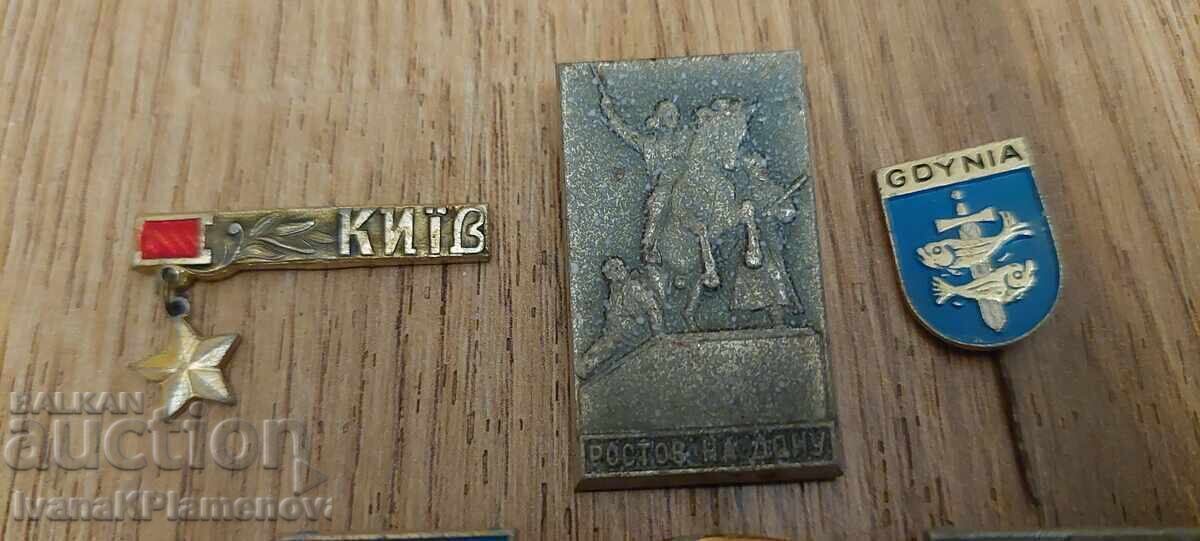 Badges, 12 pieces for collectors - 7