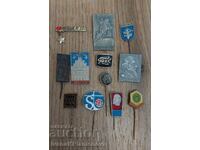 Badges, 12 pieces for collectors