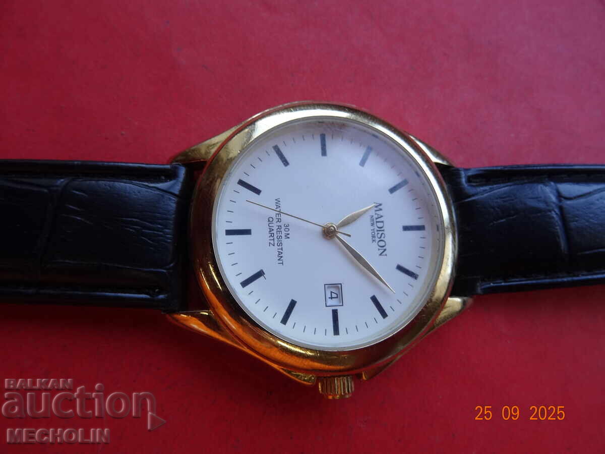 КОЛЕКЦИОНЕРСКИ   ЧАСОВНИК MADISON с цена 11.00 лв. | € 5.62