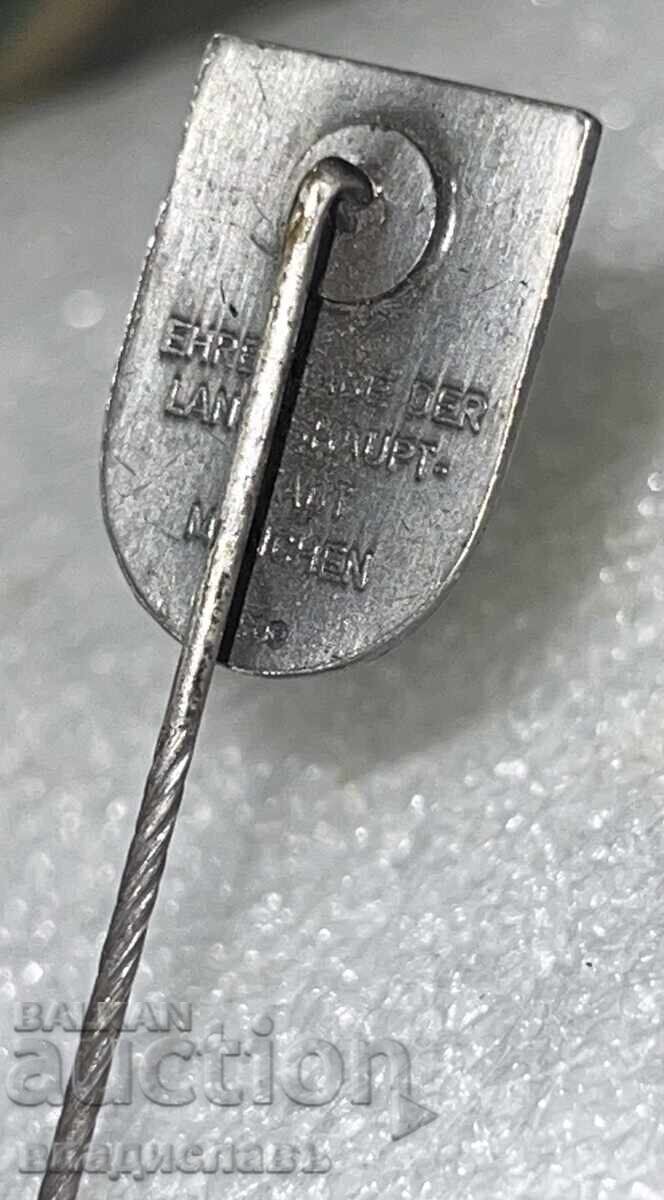 Old silver badge coat of arms of the city of Munich Germany with price 20.00 BGN | € 10.23