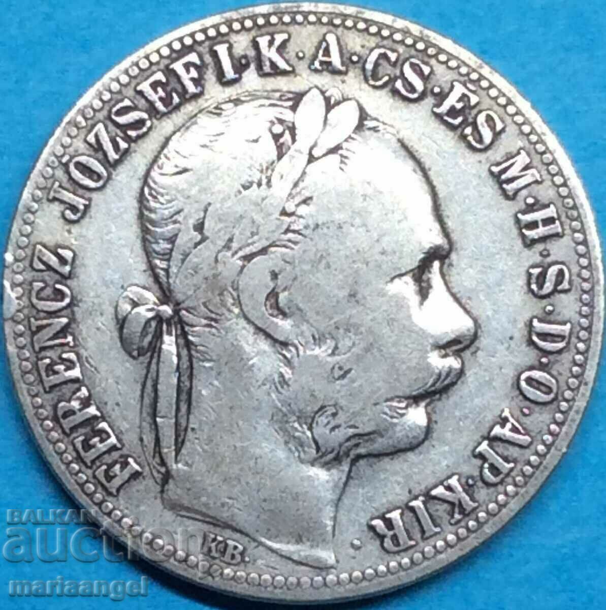 Ουγγαρία 1 φιορίνι 1890 Ferencz Jozsef ασήμι με τιμή 64.00 BGN | € 32.72 Ουγγαρία 1 φιορίνι 1890 Ferencz Jozsef ασήμι με τιμή 64.00 BGN | € 32.72