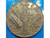 10 centesimi 1943 Ιταλία Victor Emmanuel III