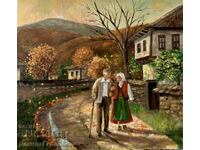 Denitsa Garelova tablou 50/40 ”Toamnă împărtășită”