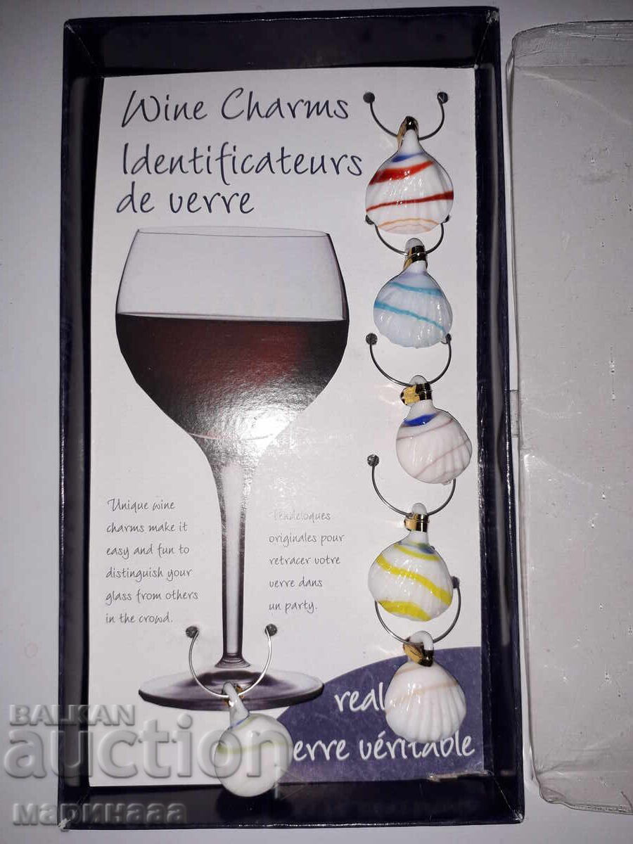 Set of glass coasters