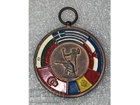 награден плакет / медал Балкански игри 1972 Атина
