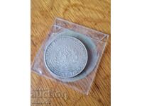 Silver coin 100 francs 1990