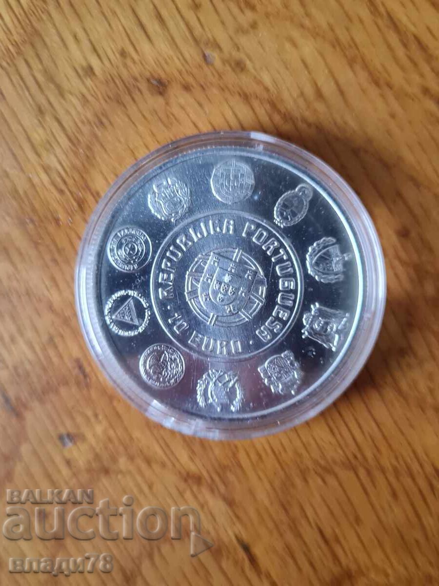 Auction  Silver coin 10 euro 2003