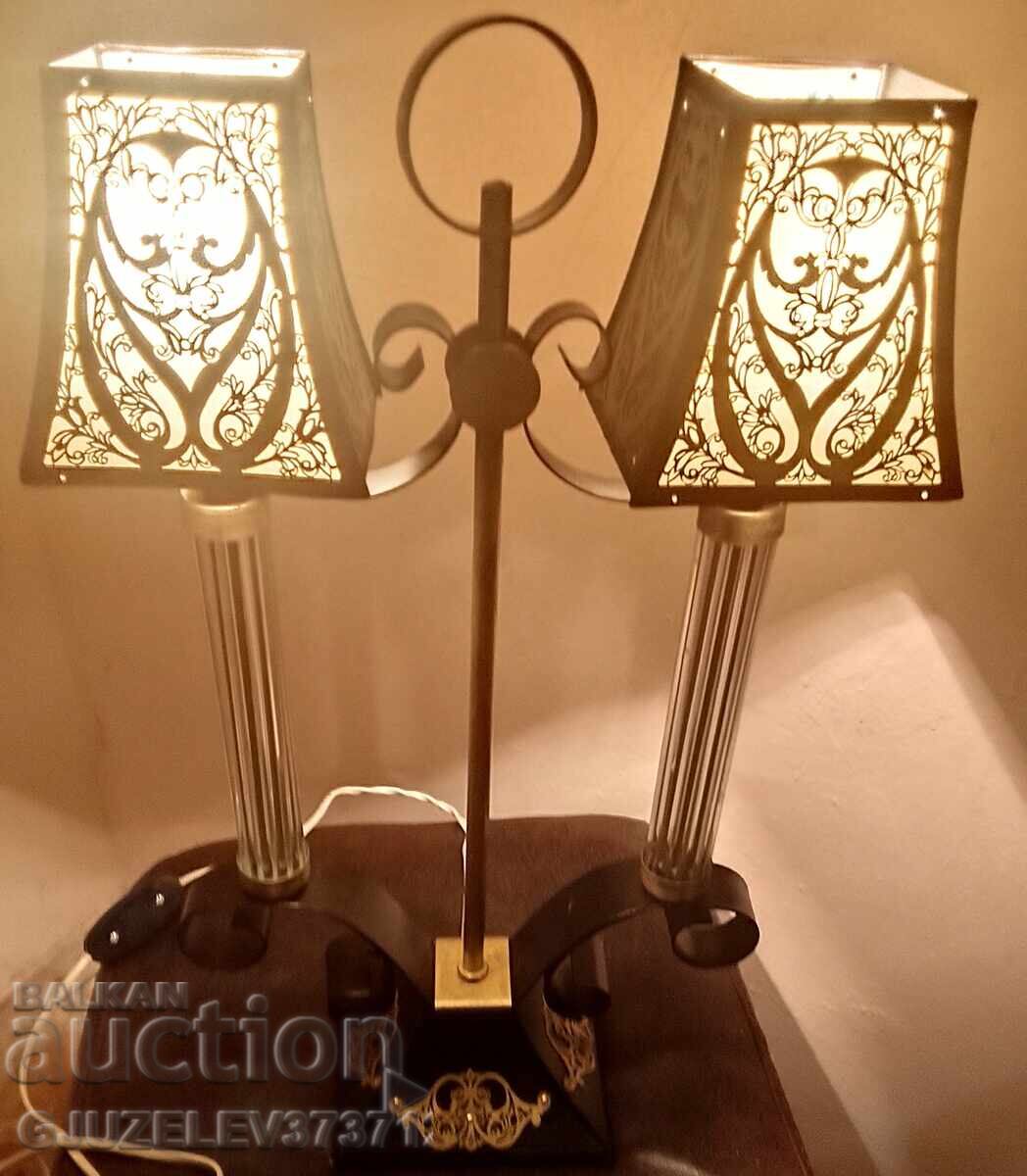 Аукцион лампа  в  стил Арт Деко, около 50-те години на миналия век,