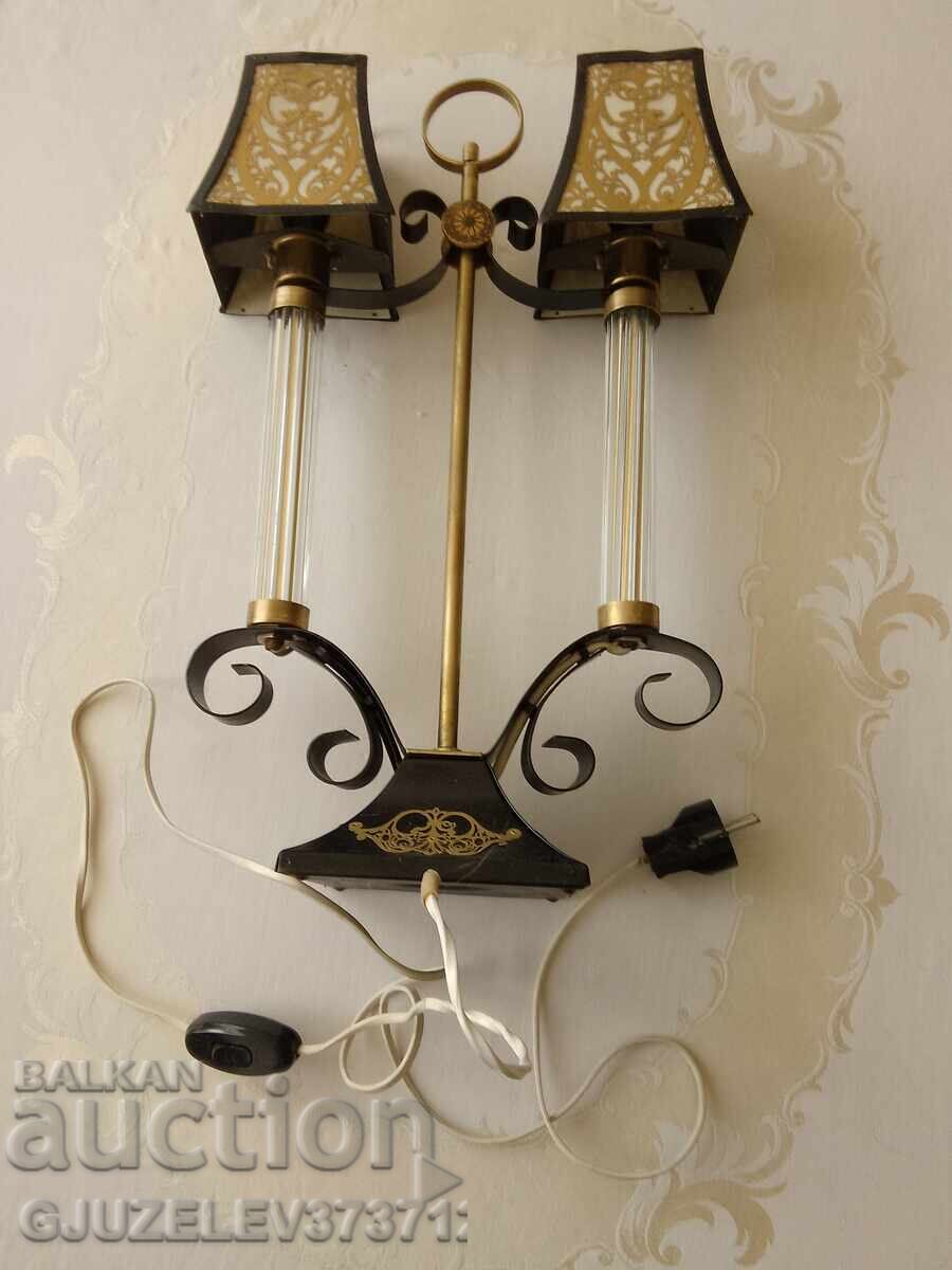 лампа  в  стил Арт Деко, около 50-те години на миналия век, - 7