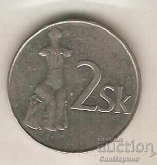 +Slovacia 2 coroane 1993