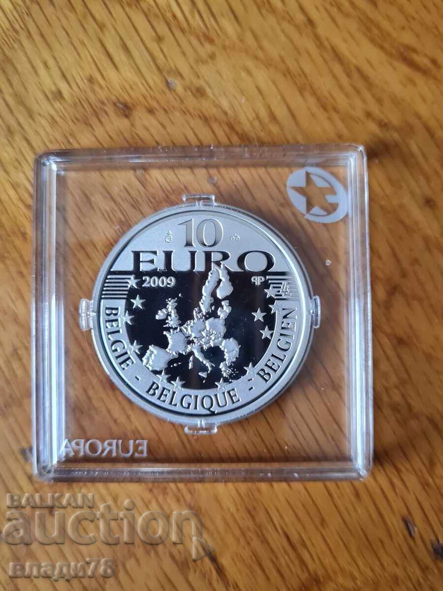 Auction Silver coin 10 euro 2009 Auction Silver coin 10 euro 2009