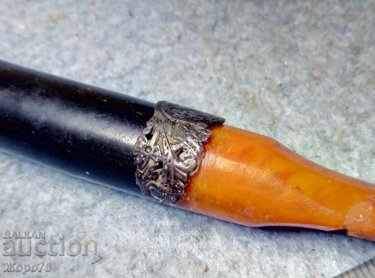 Παλαιό Ρωσικό ΚΕΧΜΠΑΡΕΝΙΟ ΤΣΙΓΑΡΟ με ΑΡΓΥΡΟ ΚΟΥΜΠΩΜΑ με Μονόγραμμα Λ - 5 Παλαιό Ρωσικό ΚΕΧΜΠΑΡΕΝΙΟ ΤΣΙΓΑΡΟ με ΑΡΓΥΡΟ ΚΟΥΜΠΩΜΑ με Μονόγραμμα Λ - 5