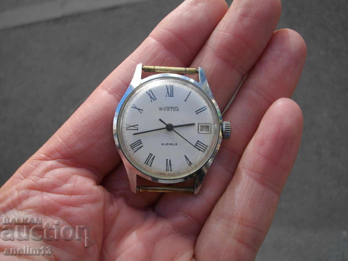 COLLECTOR'S WATCH VOSTOK ROMAN NUMERALS WOSTOK 2214