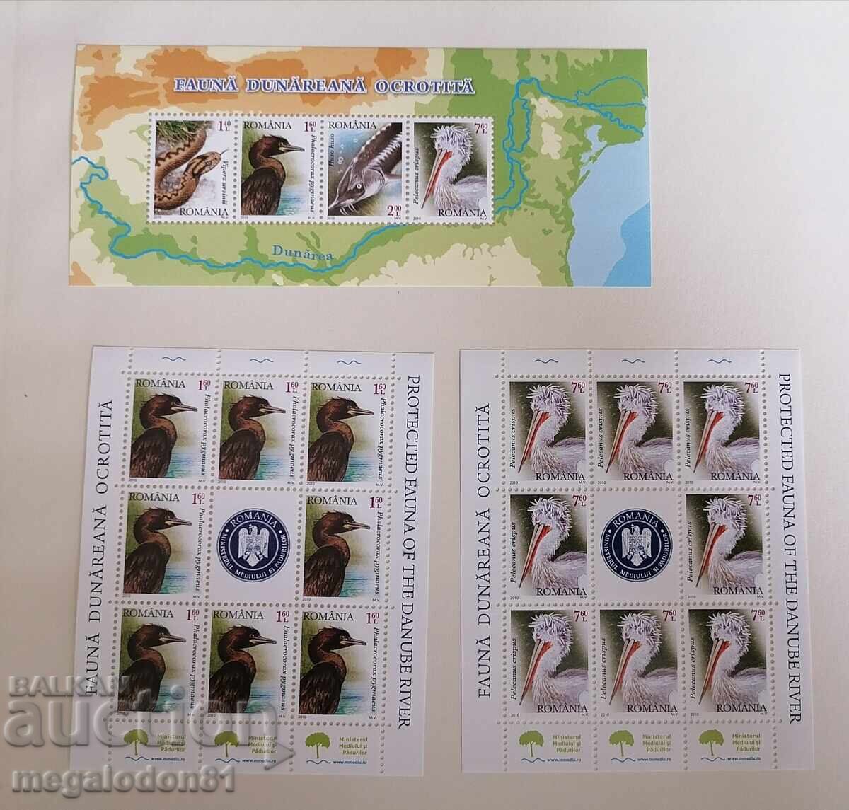 România - set Fauna Dunării, 2010 România - set Fauna Dunării, 2010
