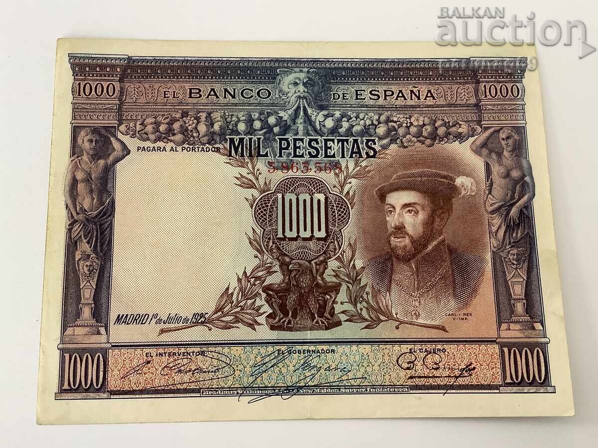 Ισπανία 1000 πεσέτες 1925 Ισπανία 1000 πεσέτες 1925