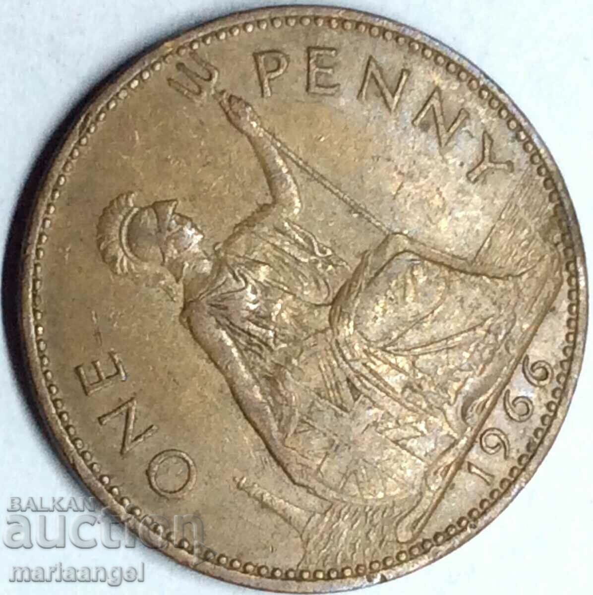 Δημοπρασία Μεγάλη Βρετανία 1 δεκάρα 1966