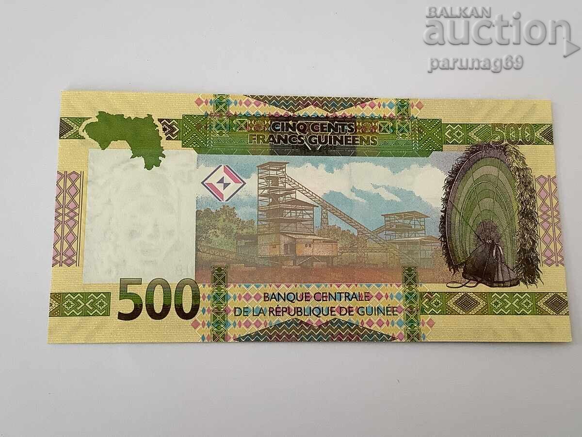 Гвинея 500 франка 2018 година UNC с цена 2.90 лв. | € 1.48