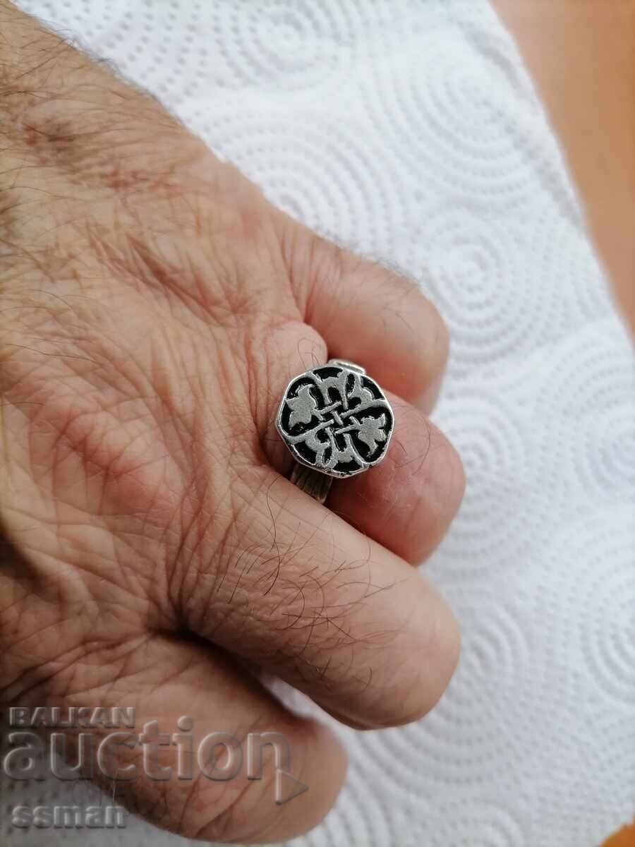 Old silver signet ring Old silver signet ring