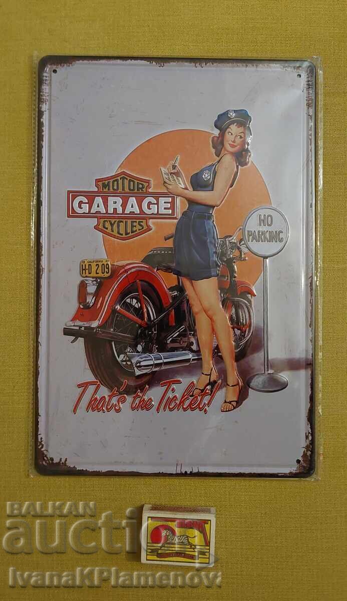 Μεταλλική πινακίδα για συλλέκτες καινούργια - 5