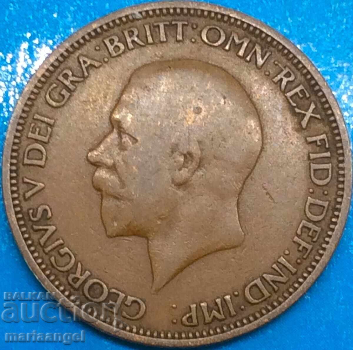 Delivery of Great Britain 1/2 Penny 1936 George V 25mm Bronze
