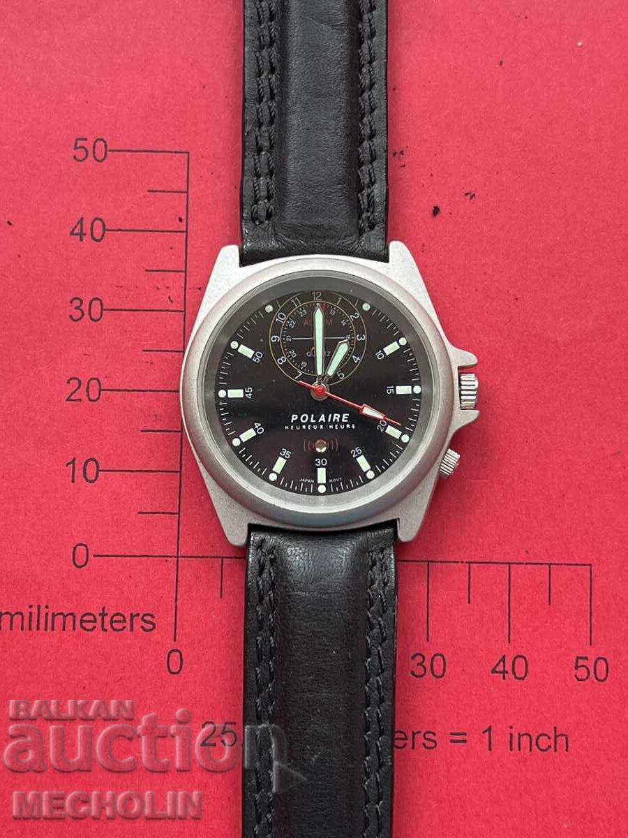 Polaire watch with Japanese movement and alarm