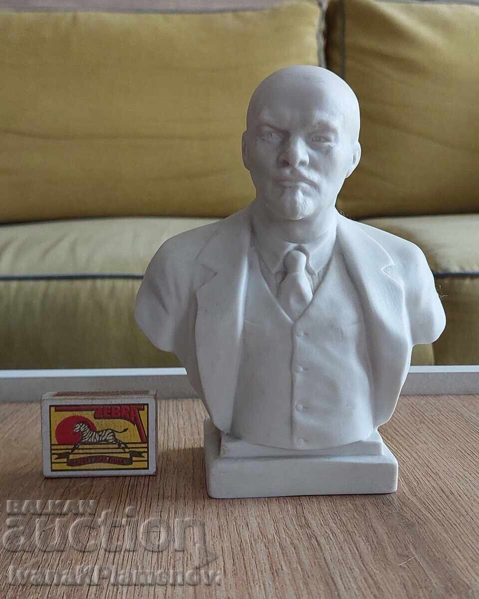 Lenin Bust Figurine, Retro, for Connoisseurs, Excellent Condition - 7