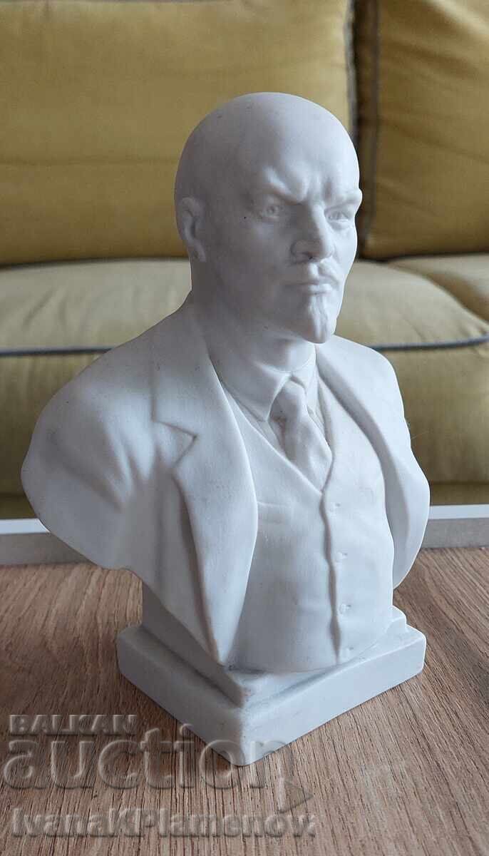 Lenin Bust Figurine, Retro, for Connoisseurs, Excellent Condition