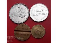Germania-lot 4 jetoane